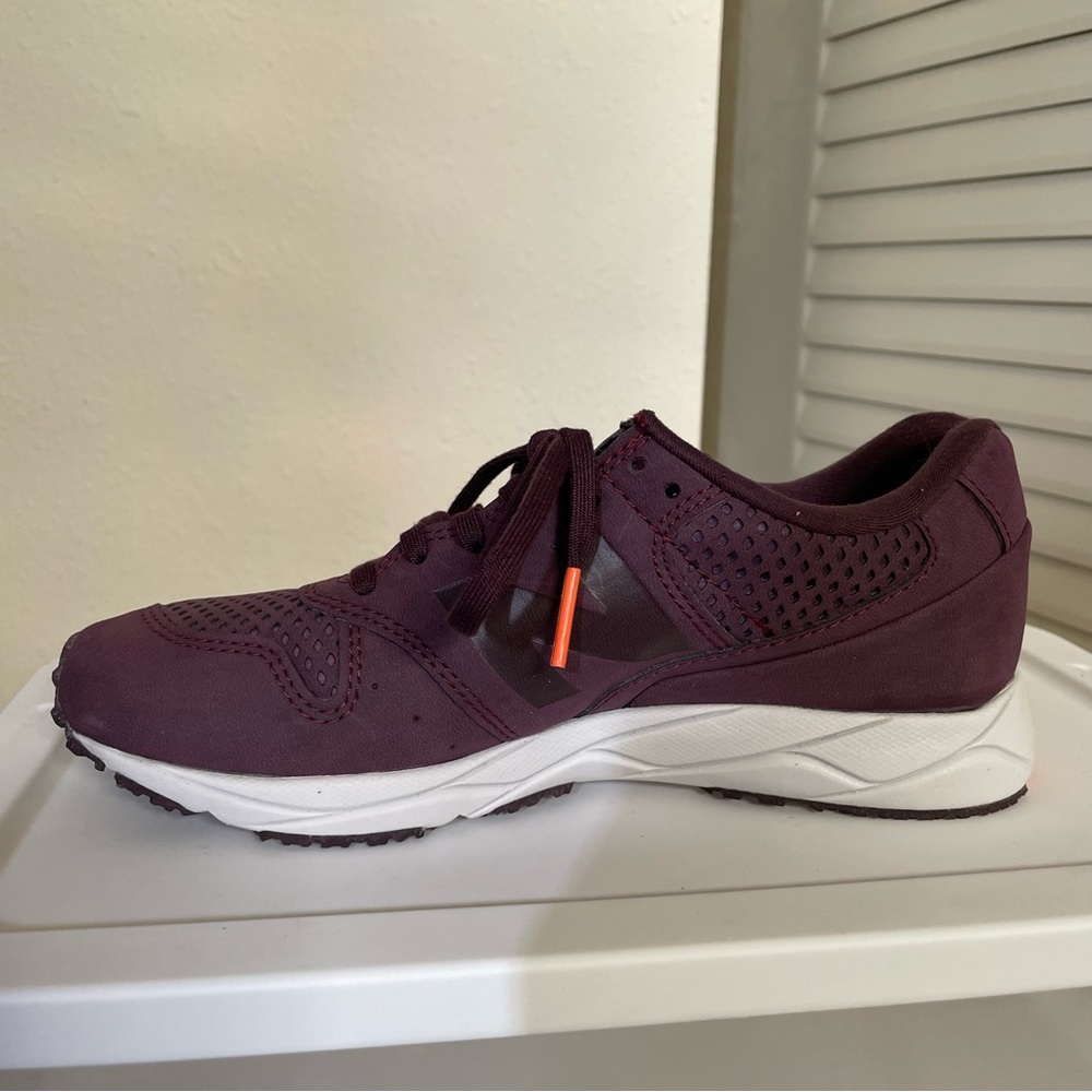 New Balance Women's Sneakers - Burgundy and Orange - Picture 5 of 8